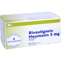 Abbildung: Rivastigmin Heumann 3 mg Hartkapseln 112 St, Hartkapseln PZN 07405964