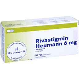 Abbildung: Rivastigmin Heumann 6 mg Hartkapseln 56 St, Hartkapseln PZN 07406018
