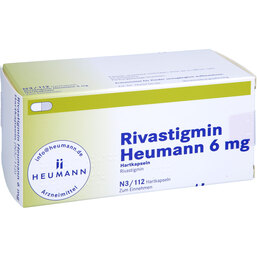 Abbildung: Rivastigmin Heumann 6 mg Hartkapseln 112 St, Hartkapseln PZN 07406024