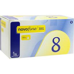 Abbildung: Novofine 8 Kanülen 0,30x8 mm 100 St, Kanüle PZN 07408566