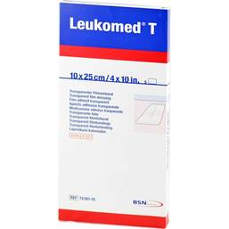 Abbildung: Leukomed T sterile Pflaster 10x25 cm 5 St, Pflaster PZN 07411166