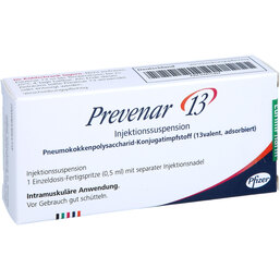 Abbildung: Prevenar 13 Injektionssuspension 1 St, Injektionssuspension PZN 07415307