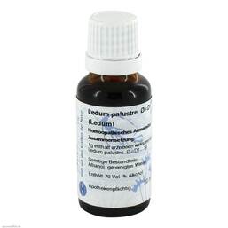 Abbildung: Ledum Urtinktur = D 1 Hanosa 20 ml, Dilution PZN 07431677