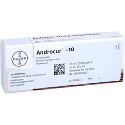 Abbildung: Androcur 10 Tabletten 45 St, Tabletten PZN 07432180