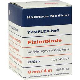 Abbildung: Ypsiflex Haft Fixierbinde 8cmx4m 1 St, Binden PZN 07439785