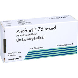 Abbildung: Anafranil 75 retard Tablette 20 St, Retard-Tabletten PZN 07448896