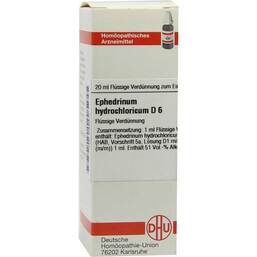 Abbildung: DHU Ephedrinum hydrochloricum D 6 Dilution Dilution, 20 ml PZN 07456571