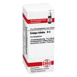 Abbildung: DHU Ginkgo biloba D 4 Globuli Globuli, 10 g PZN 07456884
