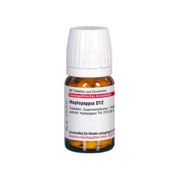 Abbildung: Haplopappus D 12 Tabletten Tabletten, 80 St PZN 07457079