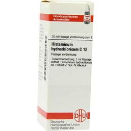 Abbildung: Histaminum hydrochloricum C 12 Dilution Dilution, 20 ml PZN 07457240