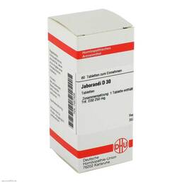 Abbildung: Jaborandi D 30 Tabletten Tabletten, 80 St PZN 07457406