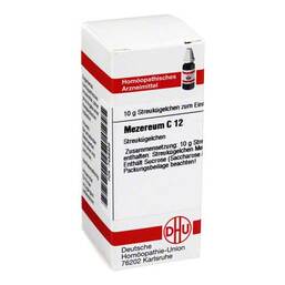 Abbildung: DHU Mezereum C 12 Globuli Globuli, 10 g PZN 07458328