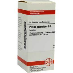 Abbildung: DHU Perilla Ocymoides D 2 Tabletten Tabletten, 80 St PZN 07458966