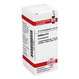 Abbildung: Sabina D 3 Globuli Globuli, 10 g PZN 07459581