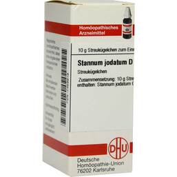 Abbildung: Stannum jodatum D 12 Globuli Globuli, 10 g PZN 07459919