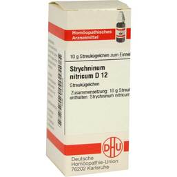 Abbildung: DHU Strychninum nitricum D 12 Globuli Globuli, 10 g PZN 07459983