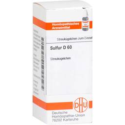 Abbildung: DHU Sulfur D 60 Globuli Globuli, 10 g PZN 07460058