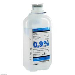 Abbildung: Kochsalzlösung 0,9% AlleMan Plastikflasche Infusionslösung, 1X500 ml PZN 07463039