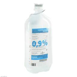 Abbildung: Kochsalzlösung 0,9% AlleMan Plastikflasche Infusionslösung, 1X1000 ml PZN 07463045