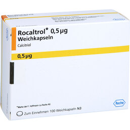 Abbildung: Rocaltrol 0,5 µg Weichkapseln 100 St, Weichkapseln PZN 07463306