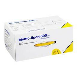 Abbildung: Biomo Lipon 600 mg Infusionsset Ampullen Ampullen, 5 St PZN 07463631