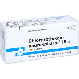 Abbildung: Chlorprothixen neuraxpharm 15 mg Filmtabletten 50 St, Filmtabletten PZN 07463944