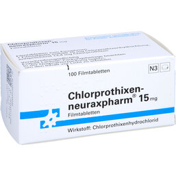 Abbildung: Chlorprothixen neuraxpharm 15 mg Filmtabletten 100 St, Filmtabletten PZN 07463950