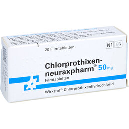 Abbildung: Chlorprothixen neuraxpharm 50 mg Filmtabletten 20 St, Filmtabletten PZN 07463996