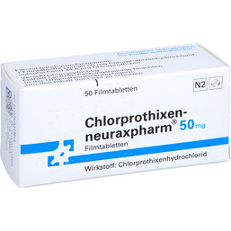 Abbildung: Chlorprothixen neuraxpharm 50 mg Filmtabletten 50 St, Filmtabletten PZN 07464004