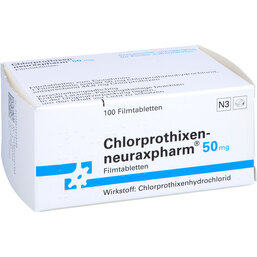 Abbildung: Chlorprothixen neuraxpharm 50 mg Filmtabletten 100 St, Filmtabletten PZN 07464010