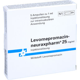 Abbildung: Levomepromazin neuraxpharm Injektionslösung 5X1 ml, Injektionslösung PZN 07464056