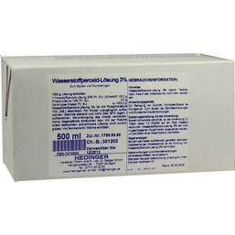 Abbildung: Wasserstoffperoxid-Lösung 3% Standardzulassung Lösung, 500 ml PZN 07474333