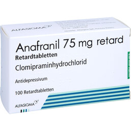 Abbildung: Anafranil 75 retard Tablette 100 St, Retard-Tabletten PZN 07478354
