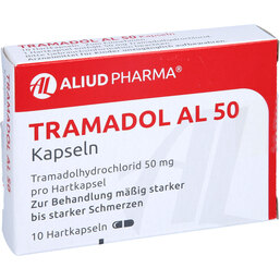Abbildung: Tramadol AL 50 Kapseln 10 St, Hartkapseln PZN 07493106