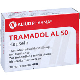 Abbildung: Tramadol AL 50 Kapseln 30 St, Hartkapseln PZN 07493112