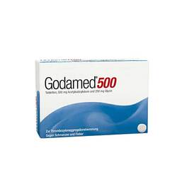 Abbildung: Godamed 500 Tabletten Tabletten, 20 St PZN 07495938