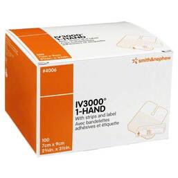 Abbildung: Opsite IV3000 one-hand ported Verband 100 St, Verband PZN 07498902