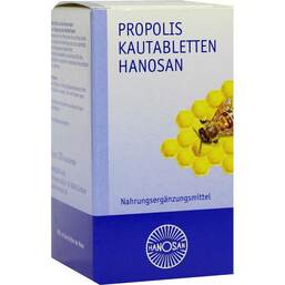 Abbildung: Propolis Kautabletten Hanosan Tabletten Tabletten, 100 St PZN 07514073