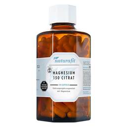 Abbildung: Naturafit Magnesium 130 Citr Kapseln Kapseln, 240 St PZN 07514179