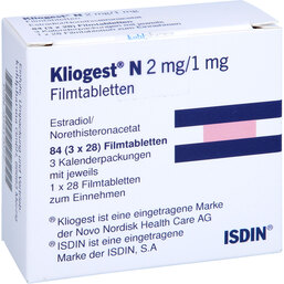 Abbildung: Kliogest N Filmtabletten 84 St, Filmtabletten PZN 07517077
