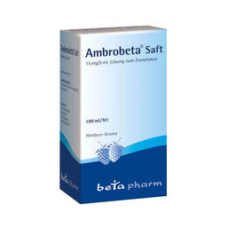Abbildung: Ambrobeta Saft Lösung zum Einnehmen, 100 ml PZN 07522776