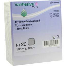 Abbildung: Varihesive E 10x10 cm Hkv hydroaktiv 20 St PZN 07522813