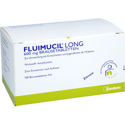 Abbildung: Fluimucil long Brausetabletten 100 St, Brausetabletten PZN 07526455