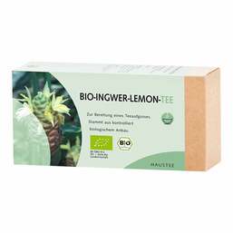 Abbildung: Ingwer Lemon Tee Bio Filterbeutel 25 St, Filterbeutel PZN 07526751