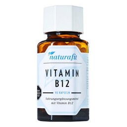 Abbildung: Naturafit Vitamin B 12 Kapseln 90 St, Kapseln PZN 07530095