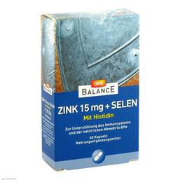 Abbildung: Gehe Balance Zink 15 mg + Selen Kapseln 60 St, Kapseln PZN 07531999