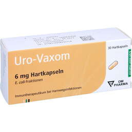Abbildung: Uro Vaxom 6 mg Hartkapseln 30 St, Hartkapseln PZN 07532496