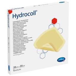 Abbildung: Hydrocoll Wundverband 20x20 cm Kompressen, 5 St PZN 07547658