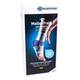 Abbildung: Malleotrain Größe 3 rechts schwarz Sprunggelenkb. Bandage, 1 St PZN 07551358
