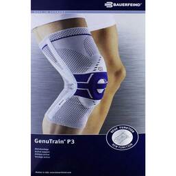 Abbildung: Genutrain Kniebandage P3 links Größe 3 schwarz 1 St, Bandage PZN 07552197